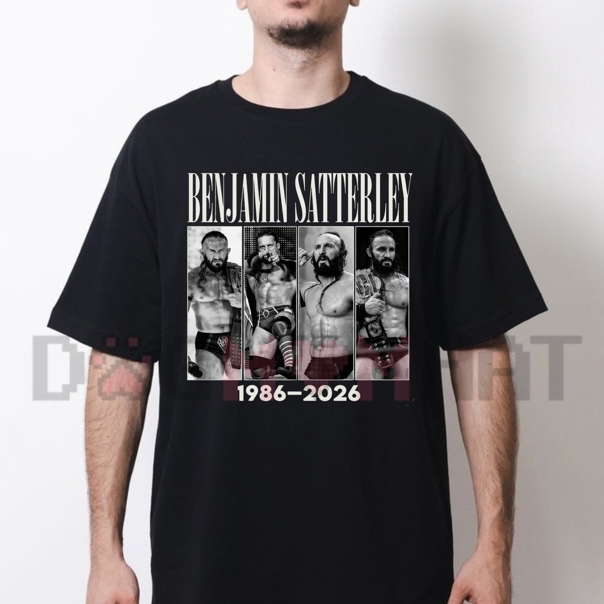 Benjamin Satterley Vintage Tribute Graphic T-Shirt