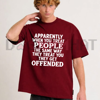 Parke Horizon Tee – Men's Cotton Blend Sarcastic Humorous Slogan T-Shirt