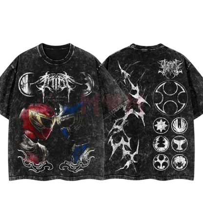 BornOfDarkness Ninja Storm Red vs. Navy Ranger Vintage T-Shirt