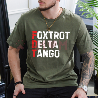 Parke Horizon Tee – "Foxtrot Delta Tango" Tactical Military Cooling Performance T-Shirt