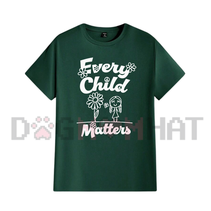 "Every Child Matters Orange Shirt Day" Indigenous Awareness Graphic T-Shirt