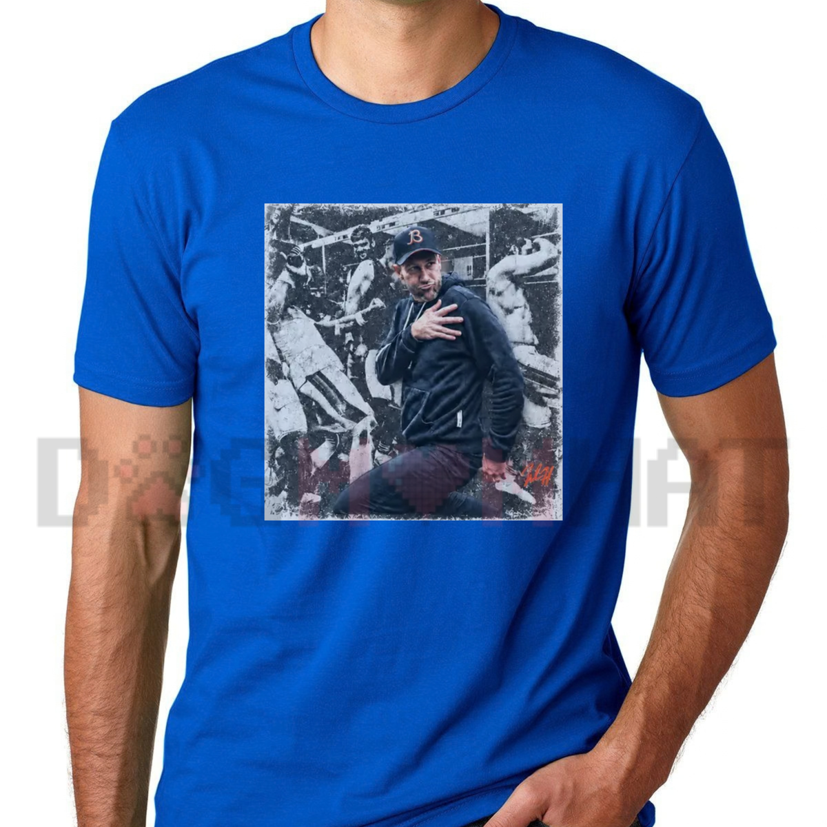 Festive Friction Tee – Johnson Stanky Leg Football Dance Funny Graphic T-Shirt