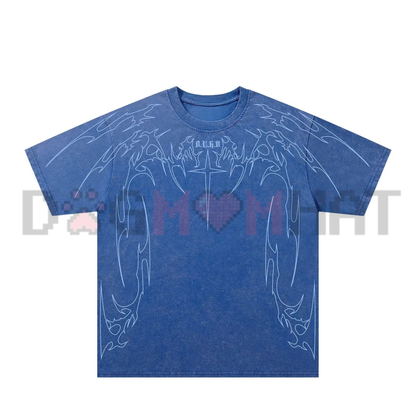 Urban Aesthetic Summer Graphic Tee - Lightweight Breathable Cotton Unisex Oversized Streetwear T-Shirt