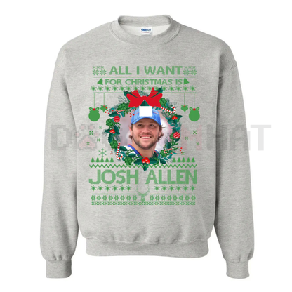 Josh Allen Bills Mafia Football Sweatshirt – Buffalo QB #17 Fan Gear