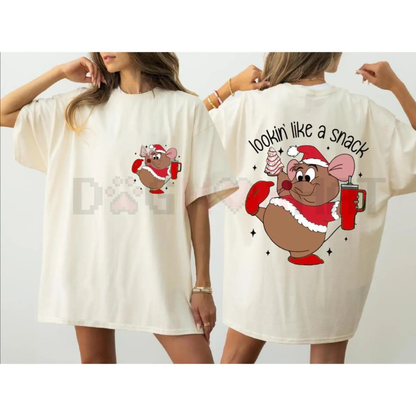 "Looking Like A Snack" Trendy Christmas T-Shirt