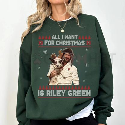Retro "All I Want For Christmas" Wish Sweatshirt