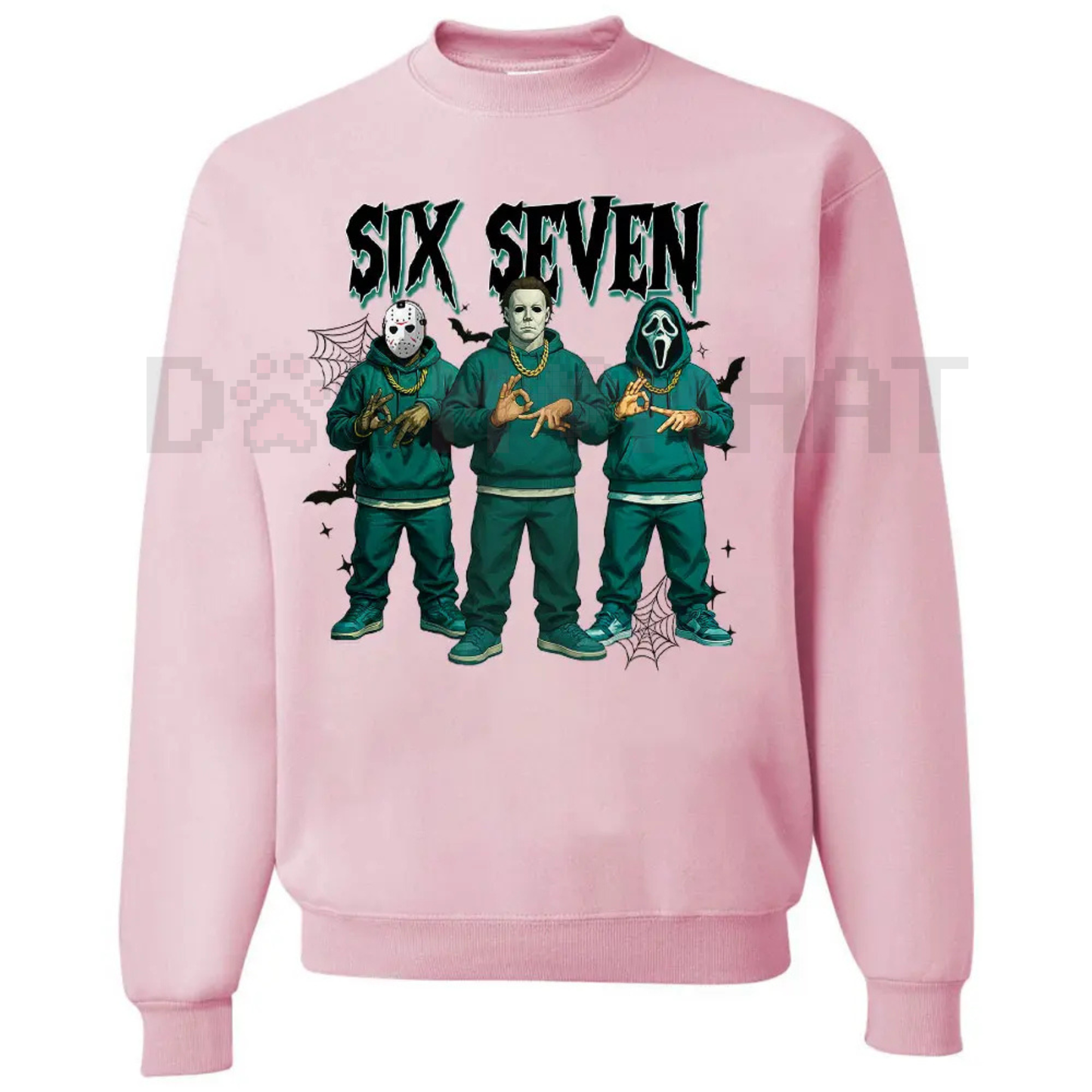 funny "Six Seven" 67 Halloween Shirt | Slasher Movie Killers Sweatshirt