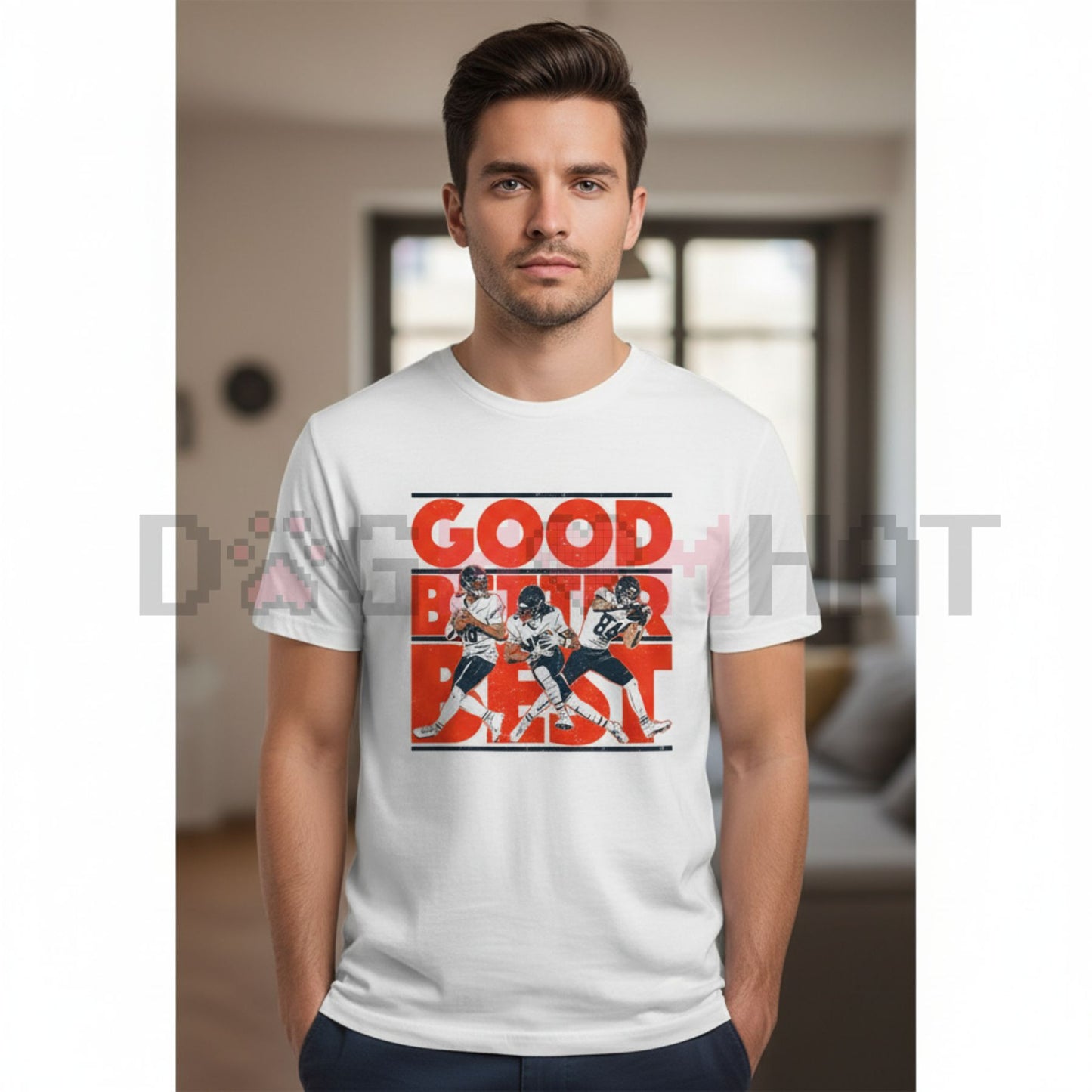 "Good Better Best" Bear Graphic Tee – Motivational Perseverance and Strength T-Shirt