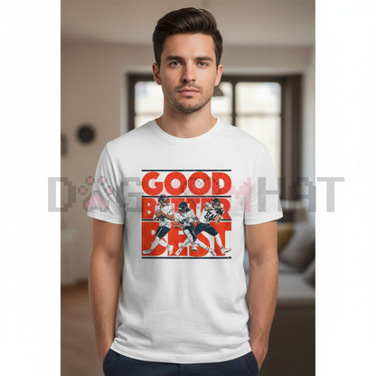 "Good Better Best" Bear Graphic Tee – Motivational Perseverance and Strength T-Shirt