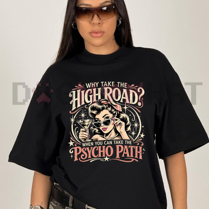 Parke Horizon Tee – Vintage Retro Pin-Up Girl Graphic Cotton T-Shirt