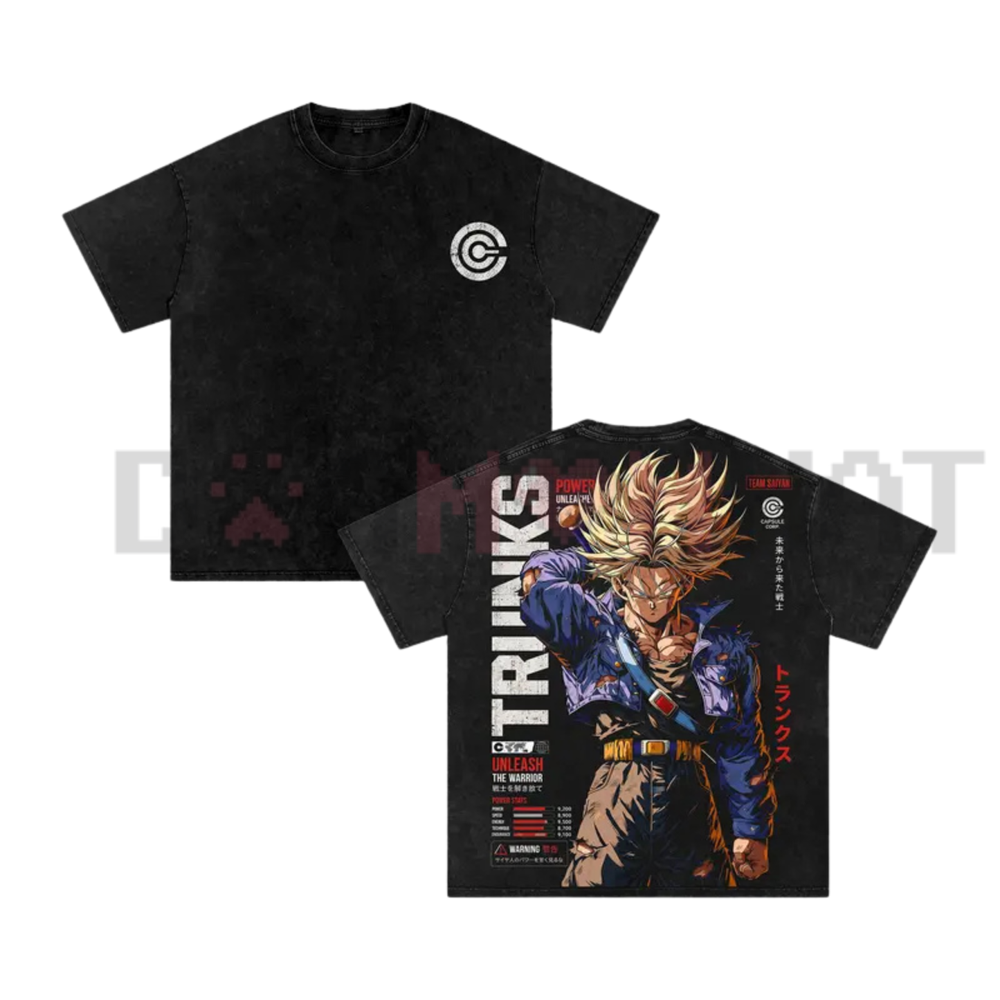 Future Trunks Capsule Corp 2-Sided Graphic Tee