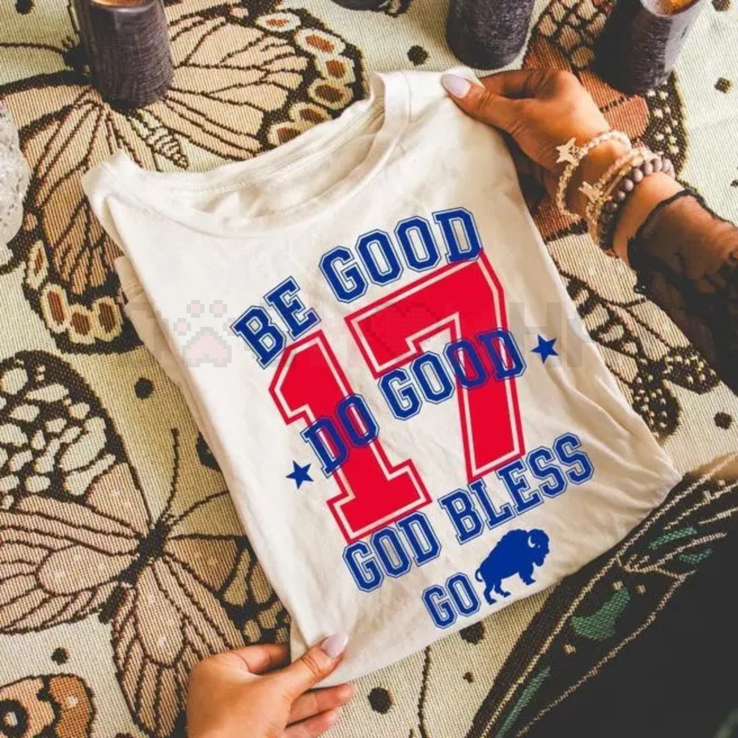 Be Good Do Good 17 God Bless Go T-Shirt – Buffalo Football Fan Tee