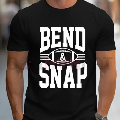 Bend And Snap Football T-Shirt - Funny Pop Culture Sports Meme Tee
