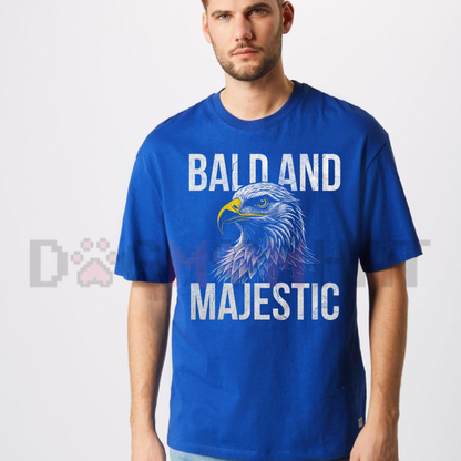 Bald and Majestic Sarcastic Eagle Graphic Tee