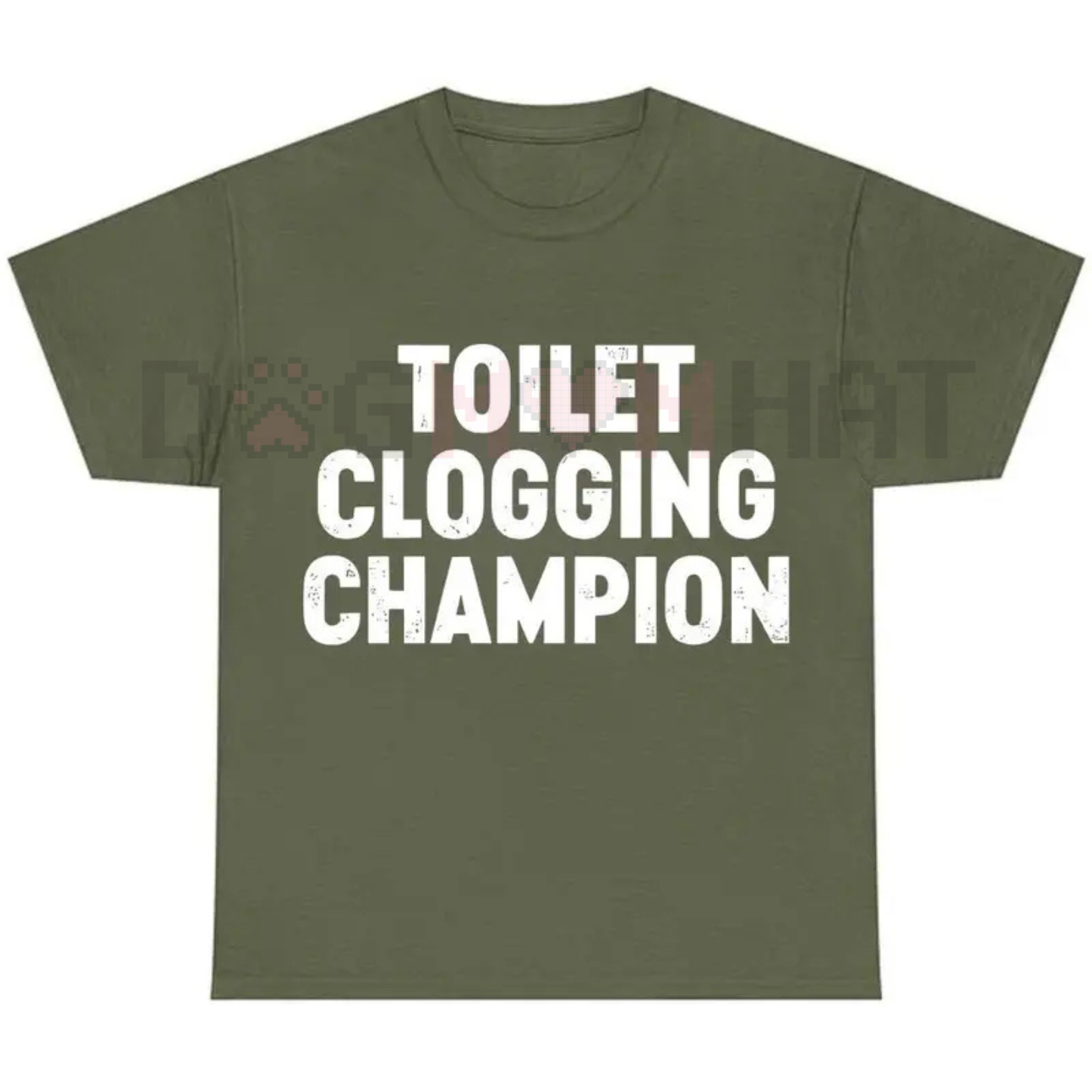 Toilet Champion Tee – Funny Gag Gift Humor Graphic T-Shirt
