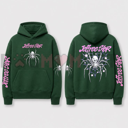Cyber Metallic Domain Hoodie – Jeffree Star Webmaster Chrome Graphic hoodie
