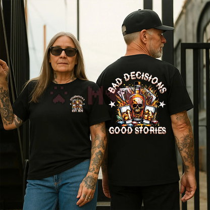 Personalized Year 1965-1980 Generation X Shirt – "Bad Decisions, Good Stories" Tee