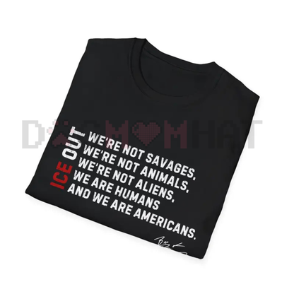 "I.C.E. Out" Political Activist Tee