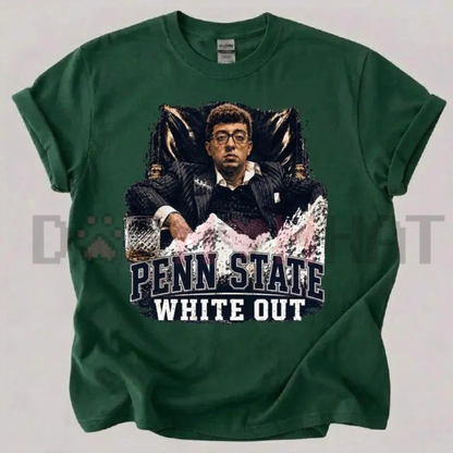 Penn State "White Out" Fan T-Shirt - Funny Game Day Tailgate Tee