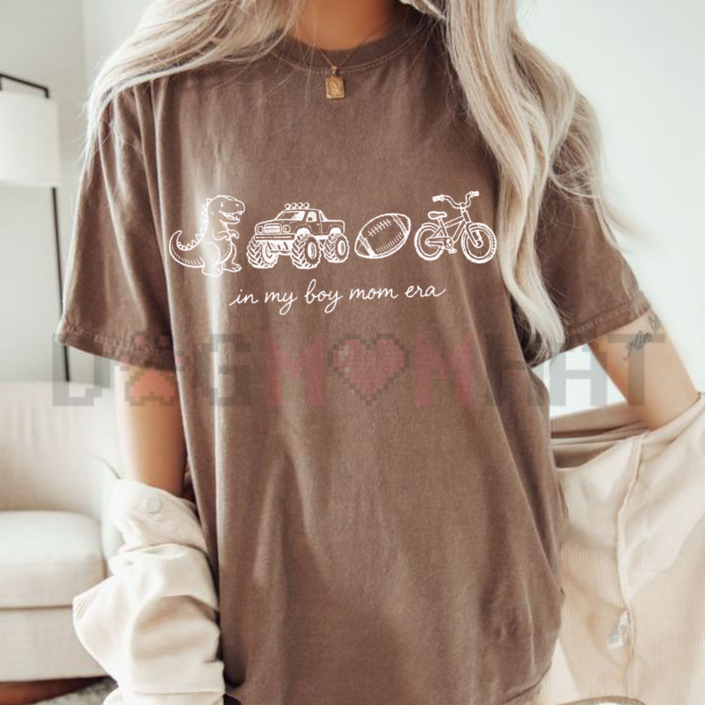 "In My Boy Mom Era" T-Shirt – Trendy Sports Mom Graphic Tee