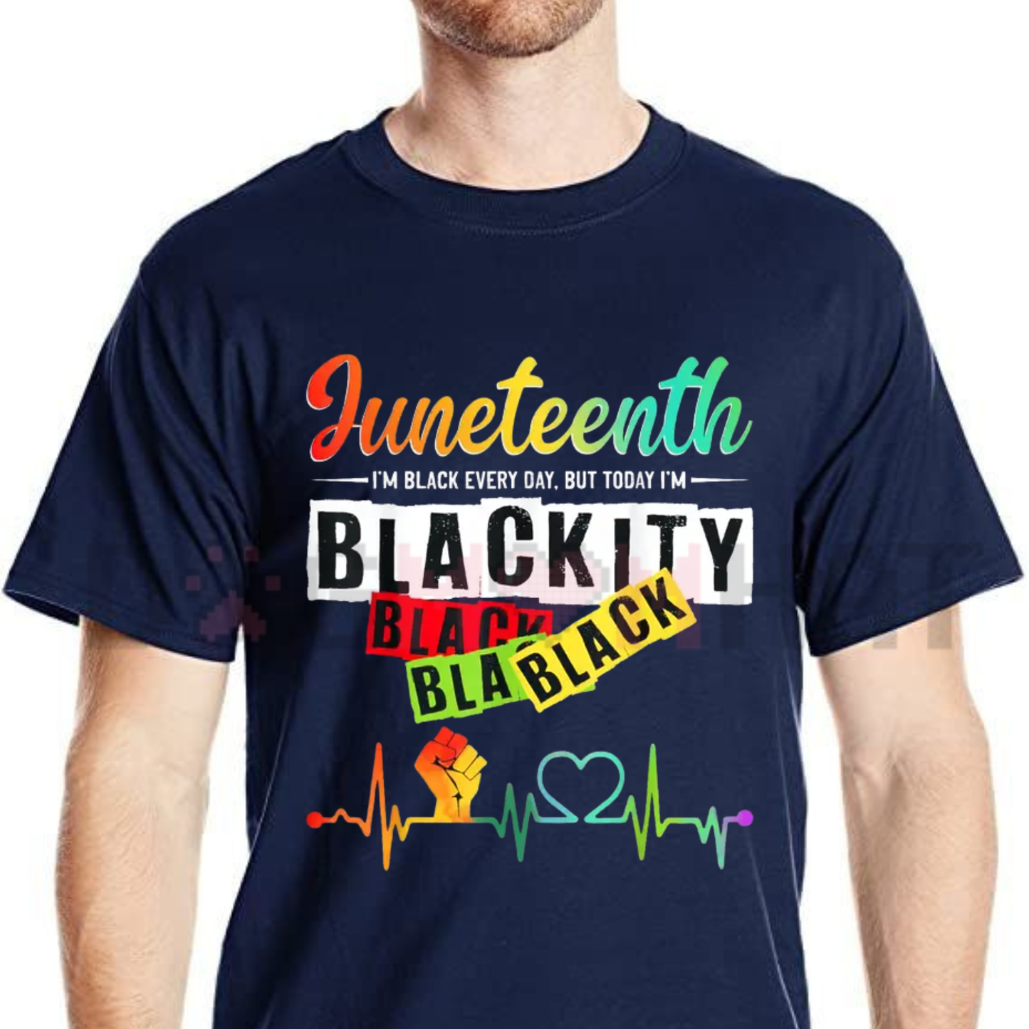 Juneteenth "Blackity Black Black" Unisex Oversized Tee