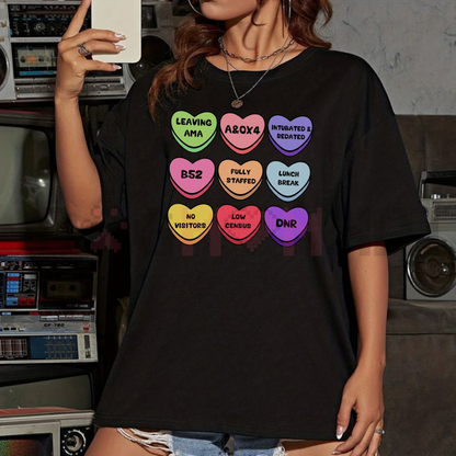 "Fruits of the Spirit" Candy Hearts T-Shirt