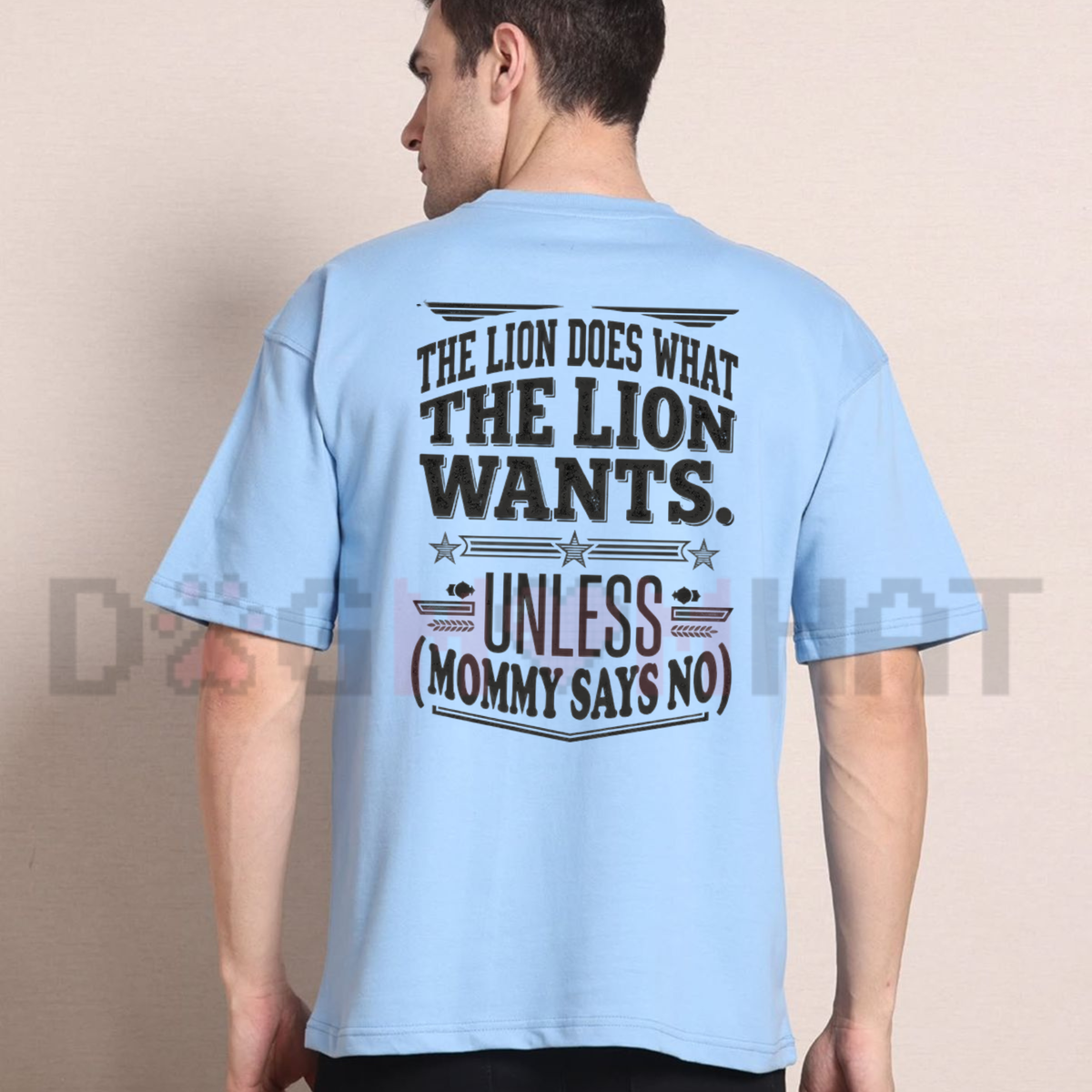 Funny Dad Lion Retro Sarcastic T-Shirt – Lion Wants Unless Mommy Says No