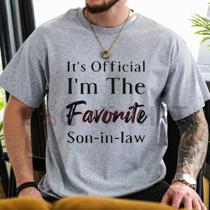 "Favorite Son-in-Law" T-Shirt – Funny Slogan Tee