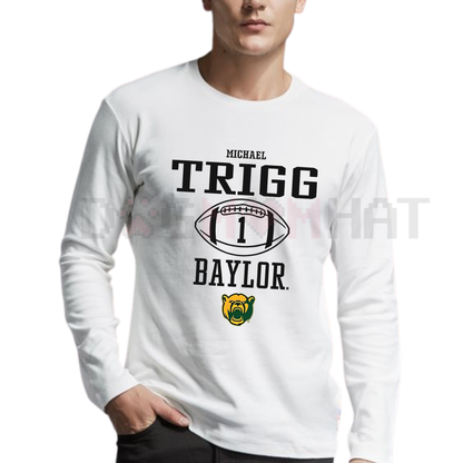 Michael Trigg Baylor Football Game Day Long Sleeve T-Shirt