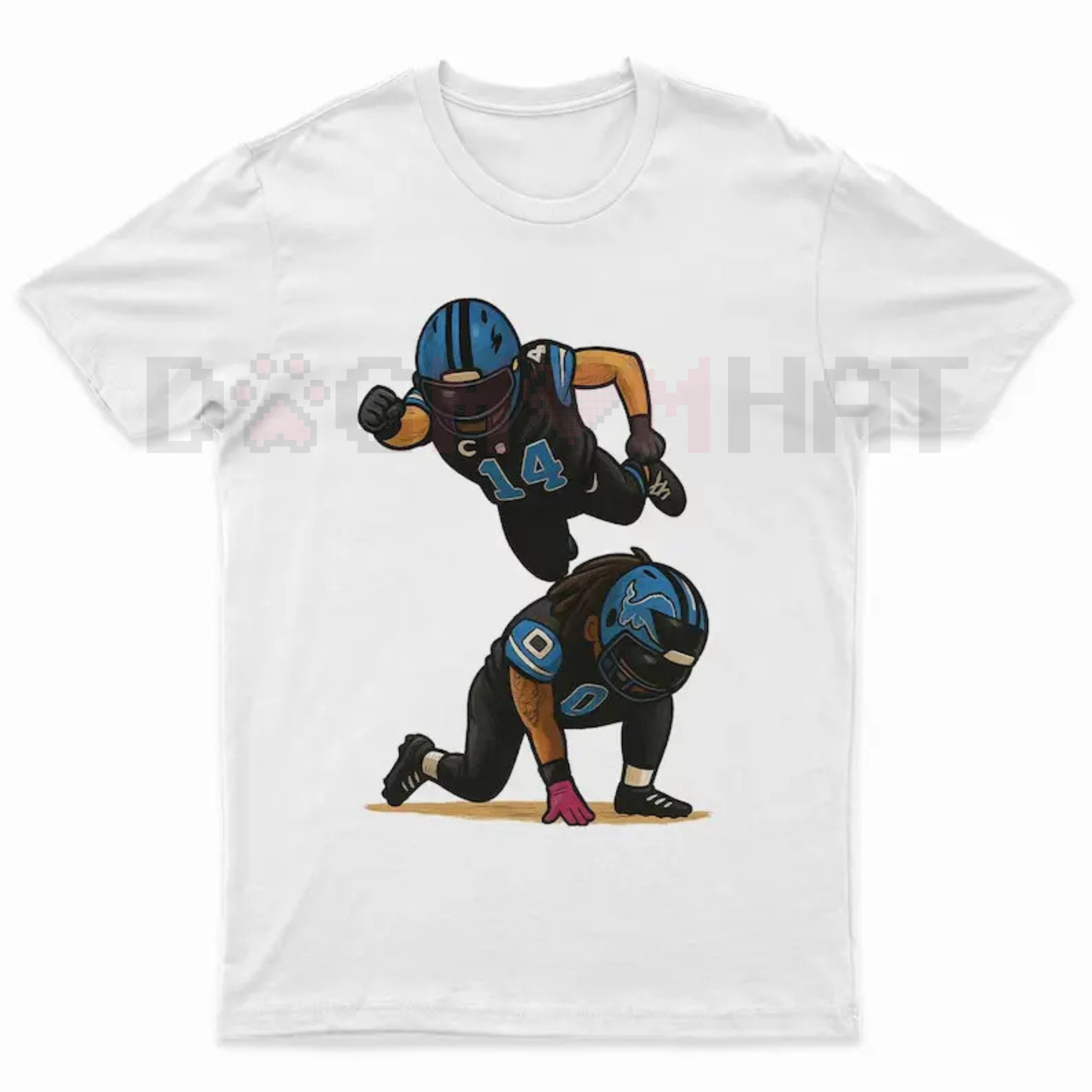 Amon-Ra St. Brown & Jahmyr Gibbs Celebration T-Shirt – Funny Detroit Football Merch