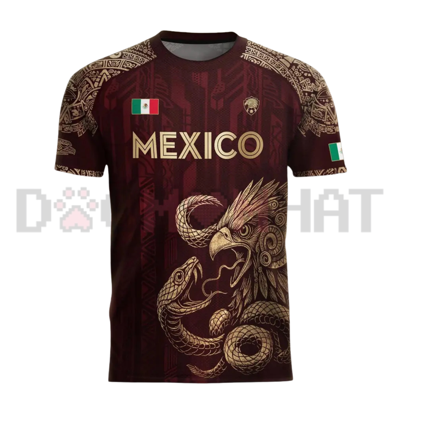 Mexico Aztec Eagle Heritage Soccer Jersey