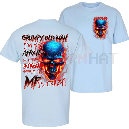 Custom Gen X 2 Side T-Shirt – Old Men Funny Slogan Tee