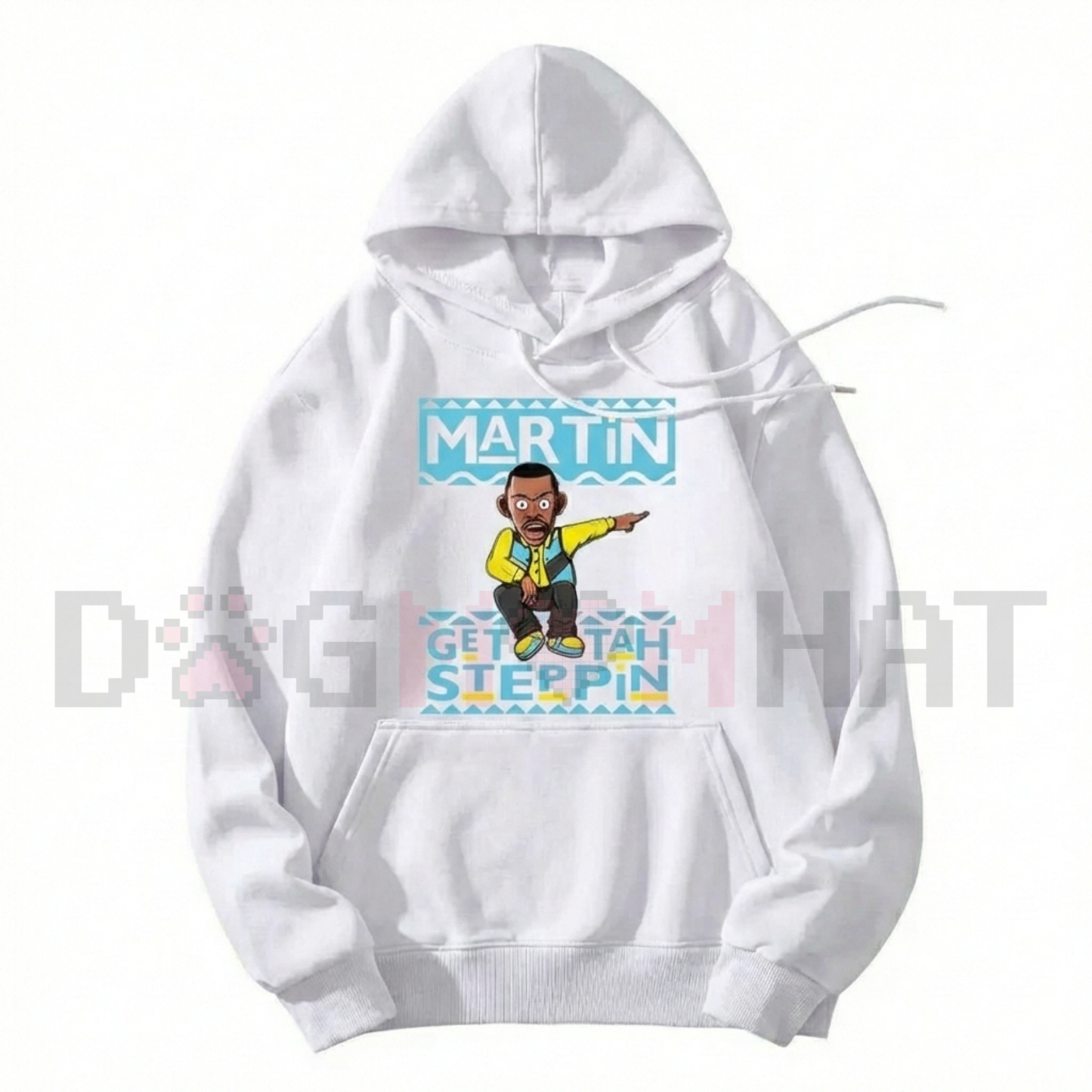 Men's "Get Tah Steppin" Retro Hoodie