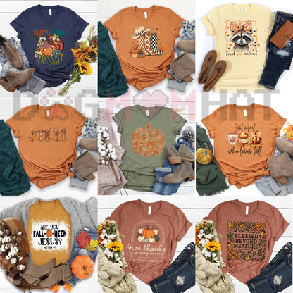 Love in Faith Women's Vintage Style Unisex Athletic-Casual T-Shirt - Fall Faith Graphic Tee