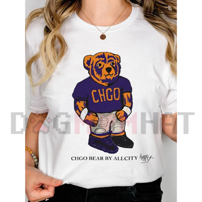 Chicago Football Vintage Athletic Graphic T-Shirt
