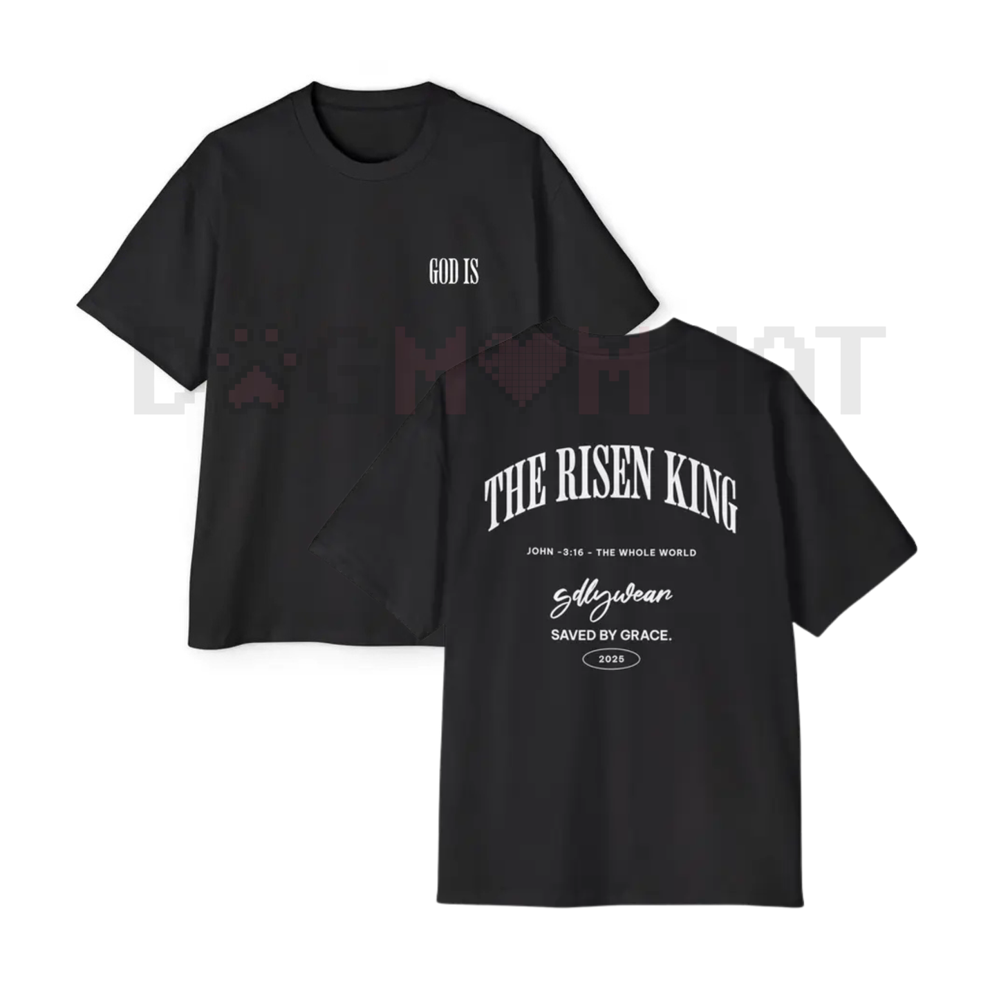 "THE RISEN KING" T-Shirt – Majestic Christian Graphic Tee