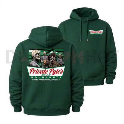 Parke Horizon Hoodie – Private Pyle's Jelly Doughnuts Full Metal Jacket Graphic Pullover