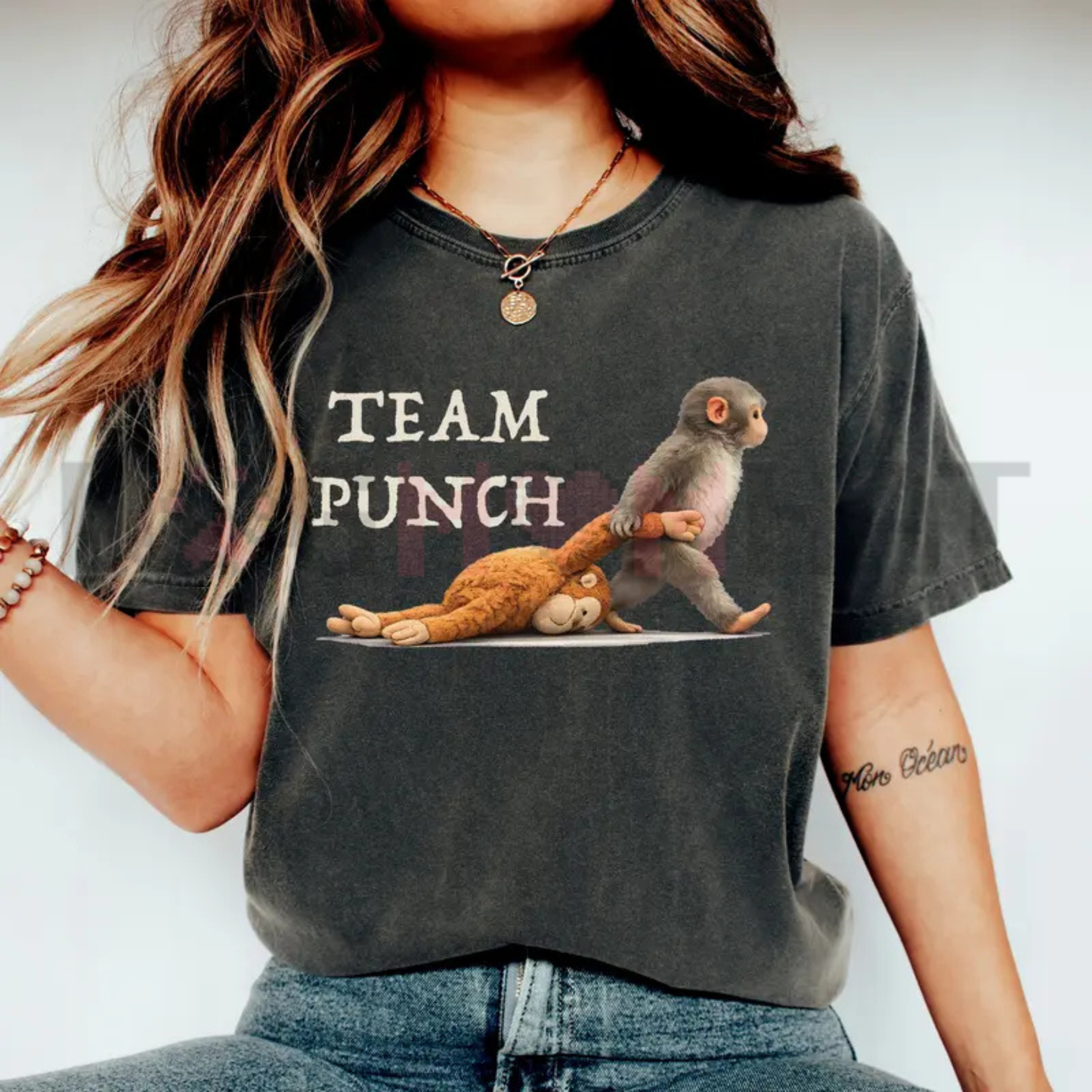 "Team Punch Monkey" Comfort Colors® T-Shirt