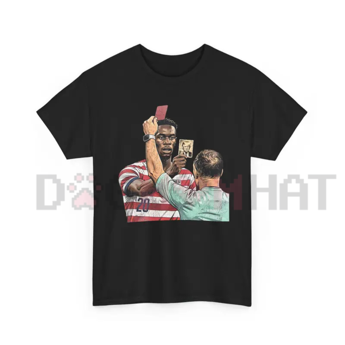 Funny Soccer Red Card Meme Graphic Tee - Football Fan Matchday Humor Shirt