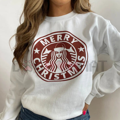 Merry Christmas Graphics Crewneck Sweatshirt