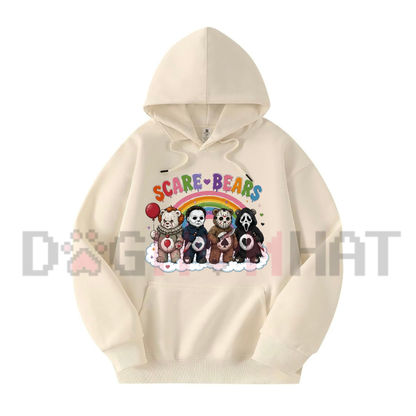 Scare Bears Cute Halloween Graphic Hoodie