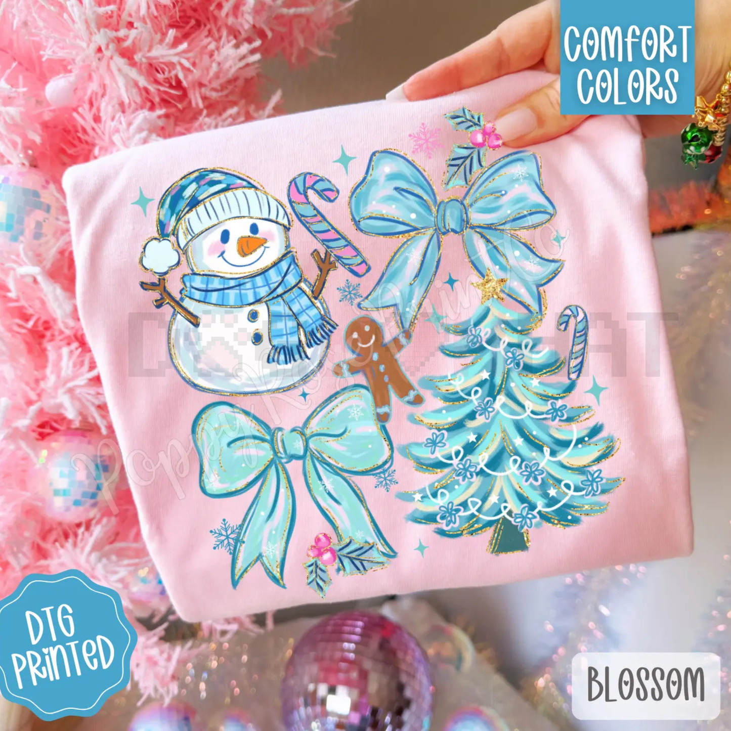 Comfort Colors® 'I'll Have a Blue Christmas' T-Shirt – Unisex Retro Holiday Song Tee