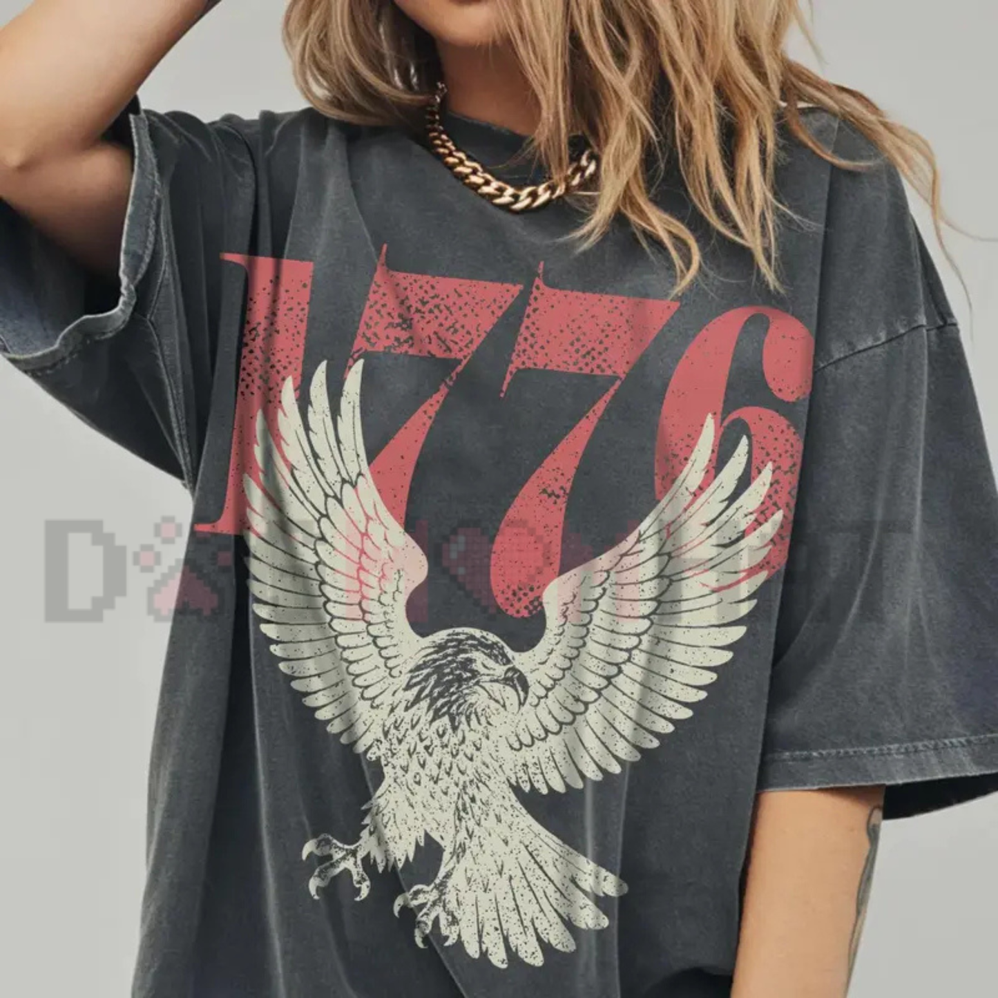 Retro 1776 "250th Anniversary" Bald Eagle Comfort Colors Tee