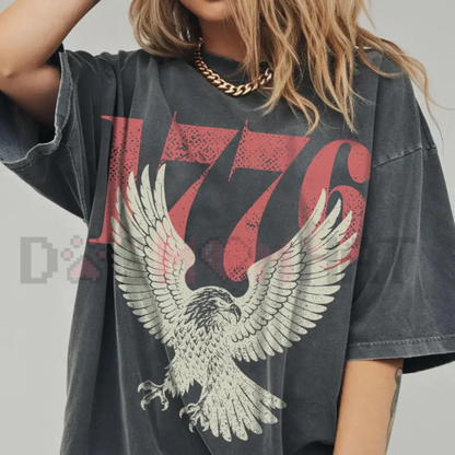 Retro 1776 "250th Anniversary" Bald Eagle Comfort Colors Tee