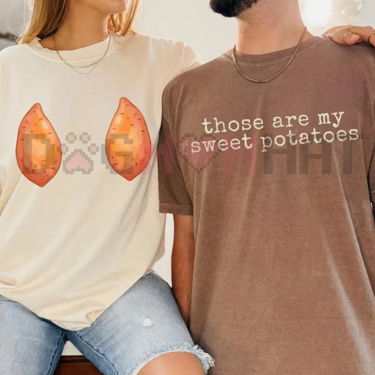 I Give Good Sweet Potato Funny Thanksgiving Matching Graphic T-Shirt