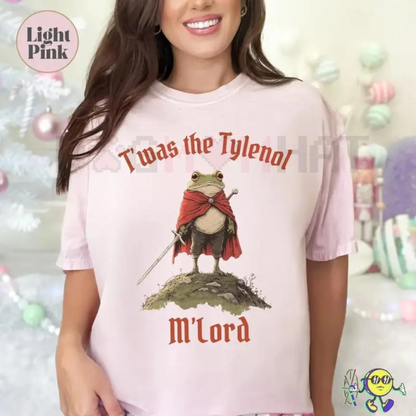 "Twas the Tylenol M'lord" Funny Anti RFK Jr Frog Meme Liberal T-Shirt | Anti Trump Tee