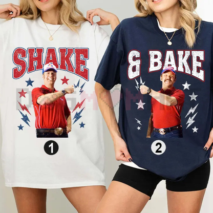 "Shake and Bake" 4th Of July Unisex Tee