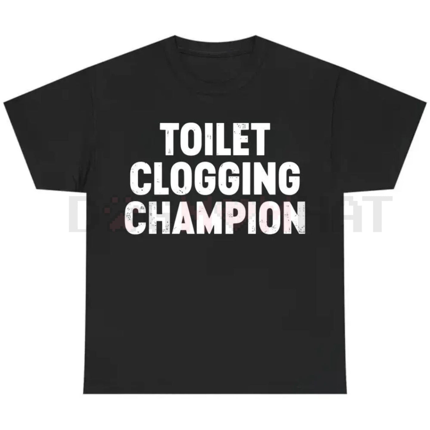 Toilet Champion Gag Gift Graphic T-Shirt