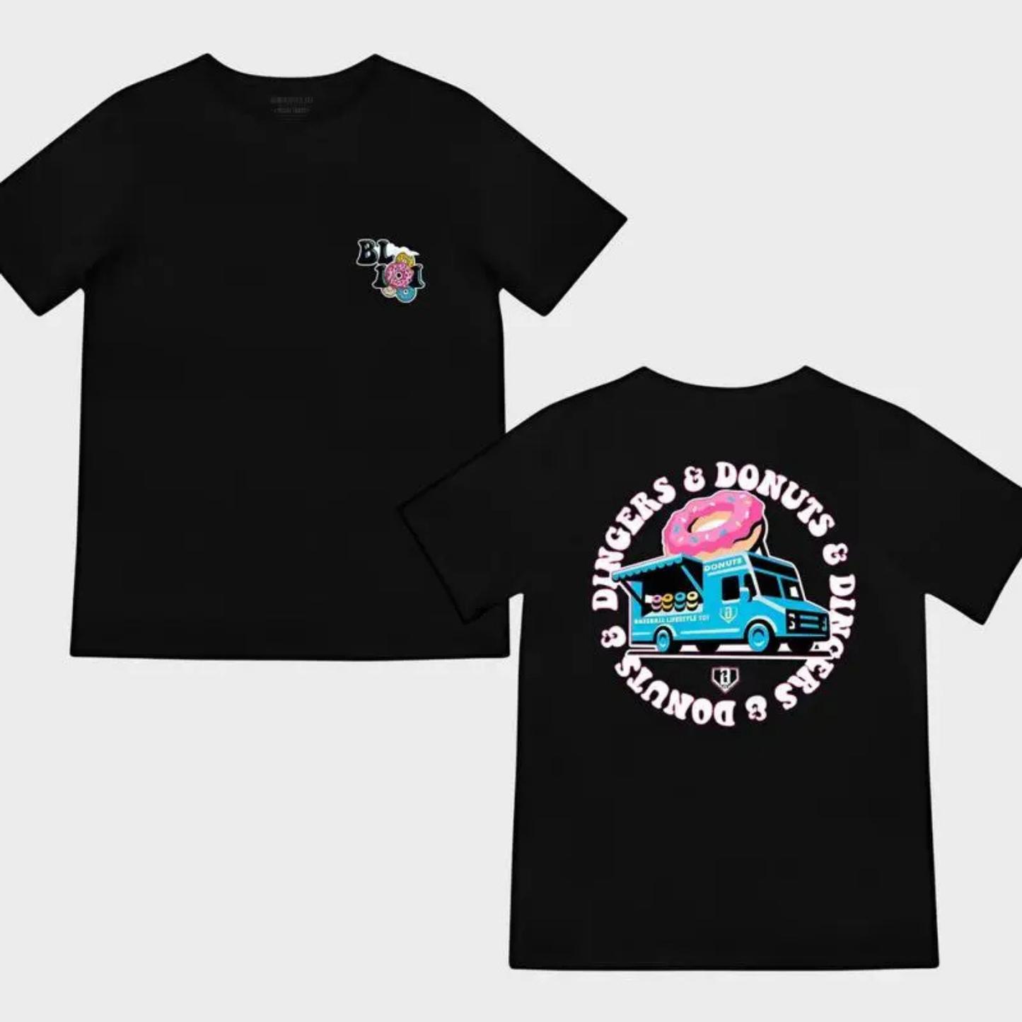 Donut Truck Graphic T-Shirt – Vintage Style Pastry Delivery Tee