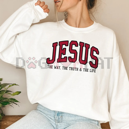 Christian Sweatshirt – Trendy Crewneck Jesus Sweatshirt Faith